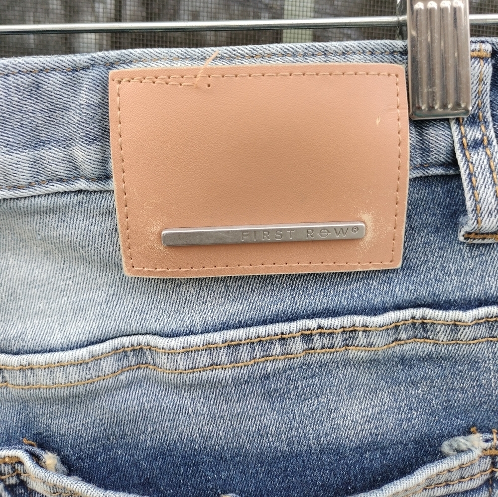 FIRST ROW Graphic Denim Racing Jeans - Picture 6 of 14